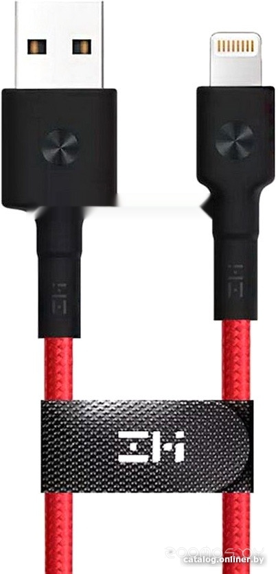 AL805 USB Type-A - Lightning (1 м, красный)