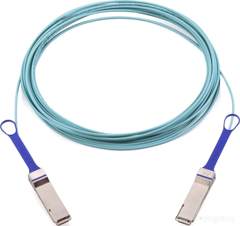 QSFP28 - QSFP28 MFA1A00-C010 (10 м, голубой)