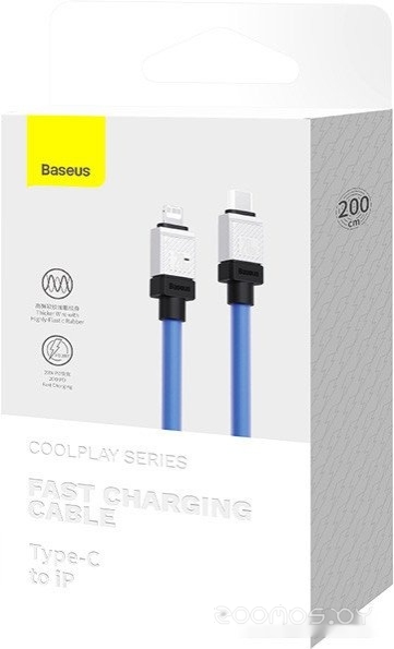 CoolPlay Series USB Type-C - Lightning (2 м, голубой)