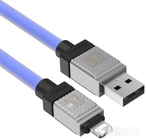 CoolPlay Series Fast Charging Data Cable 2.4A USB Type-A - Lightning (1 м, синий)
