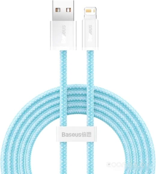 Dynamic Series Fast Charging Data Cable USB Type-A - Lightning (2 м, голубой)