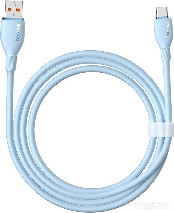 Pudding Series Fast Charging Cable 100W USB Type-C - USB Type-C (1.2 м, голубой)