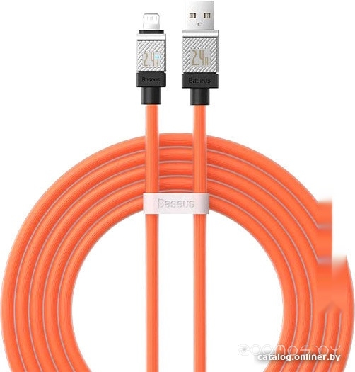 CoolPlay Series Fast Charging Data Cable 2.4A USB Type-A - Lightning (2 м, оранжевый)