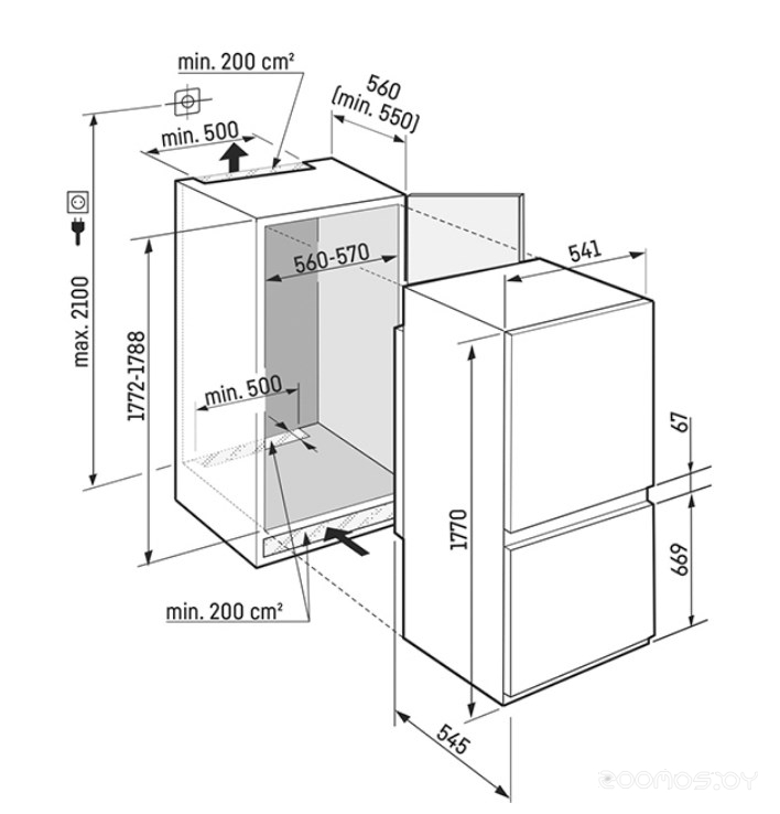 ICBNSd 5123 Plus BioFresh NoFrost