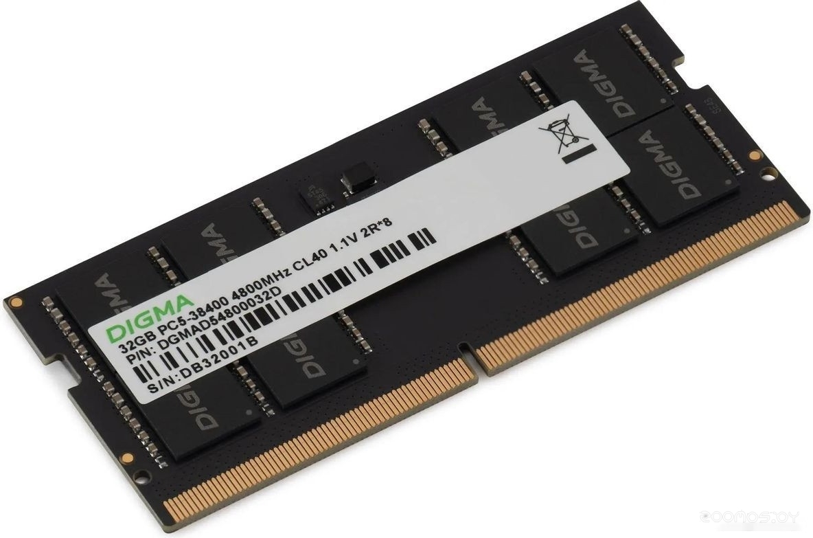 16ГБ DDR5 SODIMM 4800 МГц DGMAS54800016S