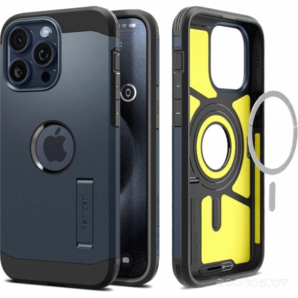 Tough Armor (MagFit) для iPhone 15 Pro ACS06734 (темно-синий)