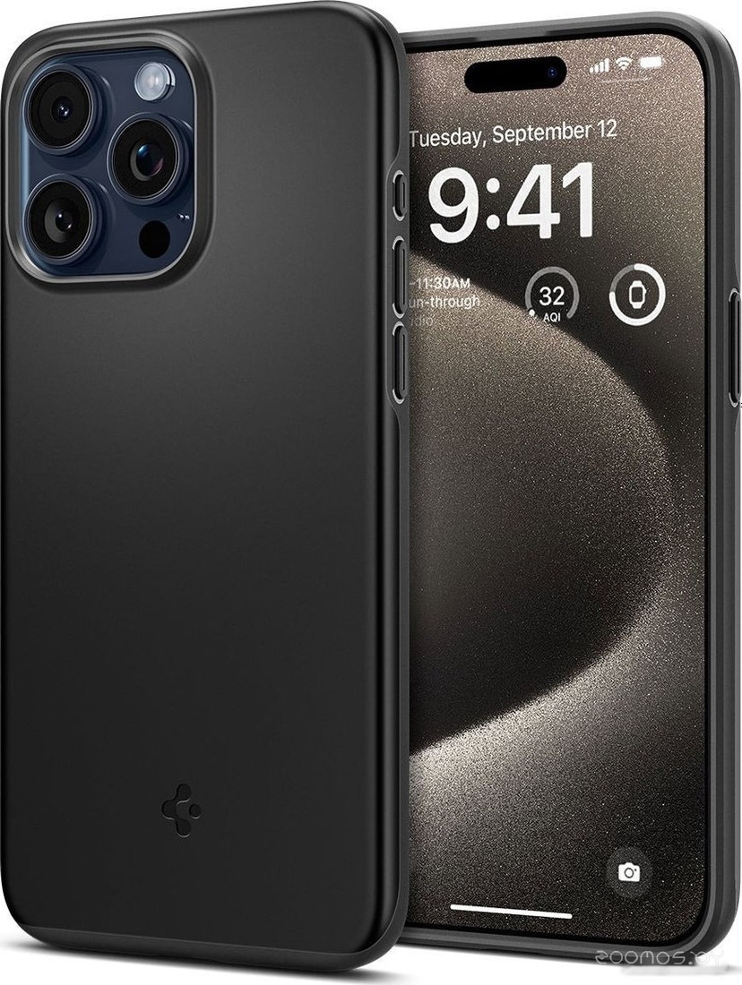 Thin Fit для iPhone 15 Pro Max ACS06544 (черный)