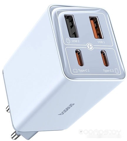 GaN6 Pro Fast Charger 2C+2U 65W P10162701313-00 (голубой)