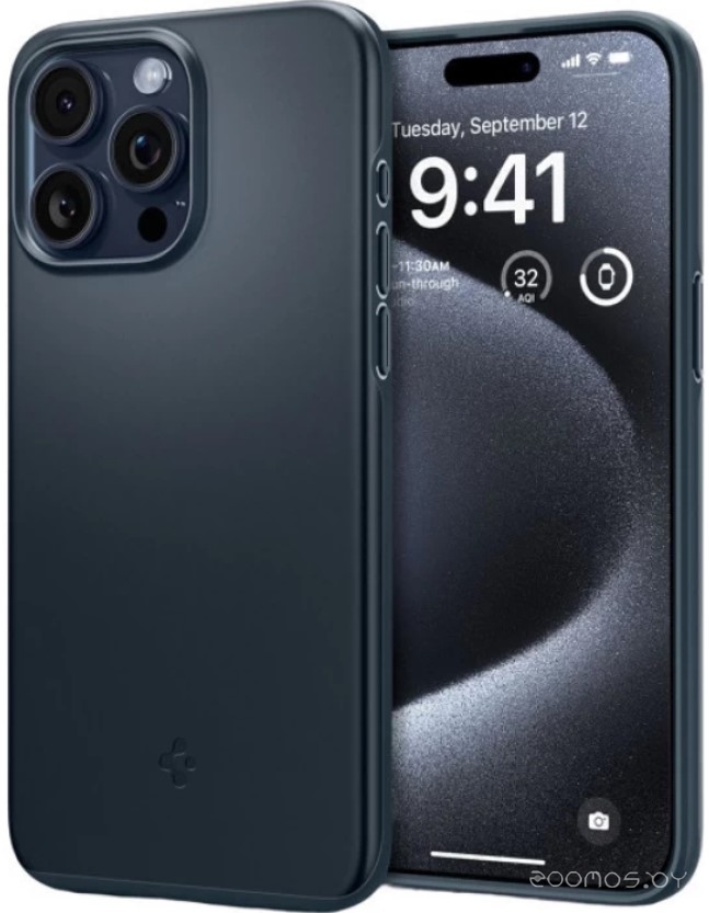 Thin Fit для iPhone 15 Pro ACS06688 (темно-синий)
