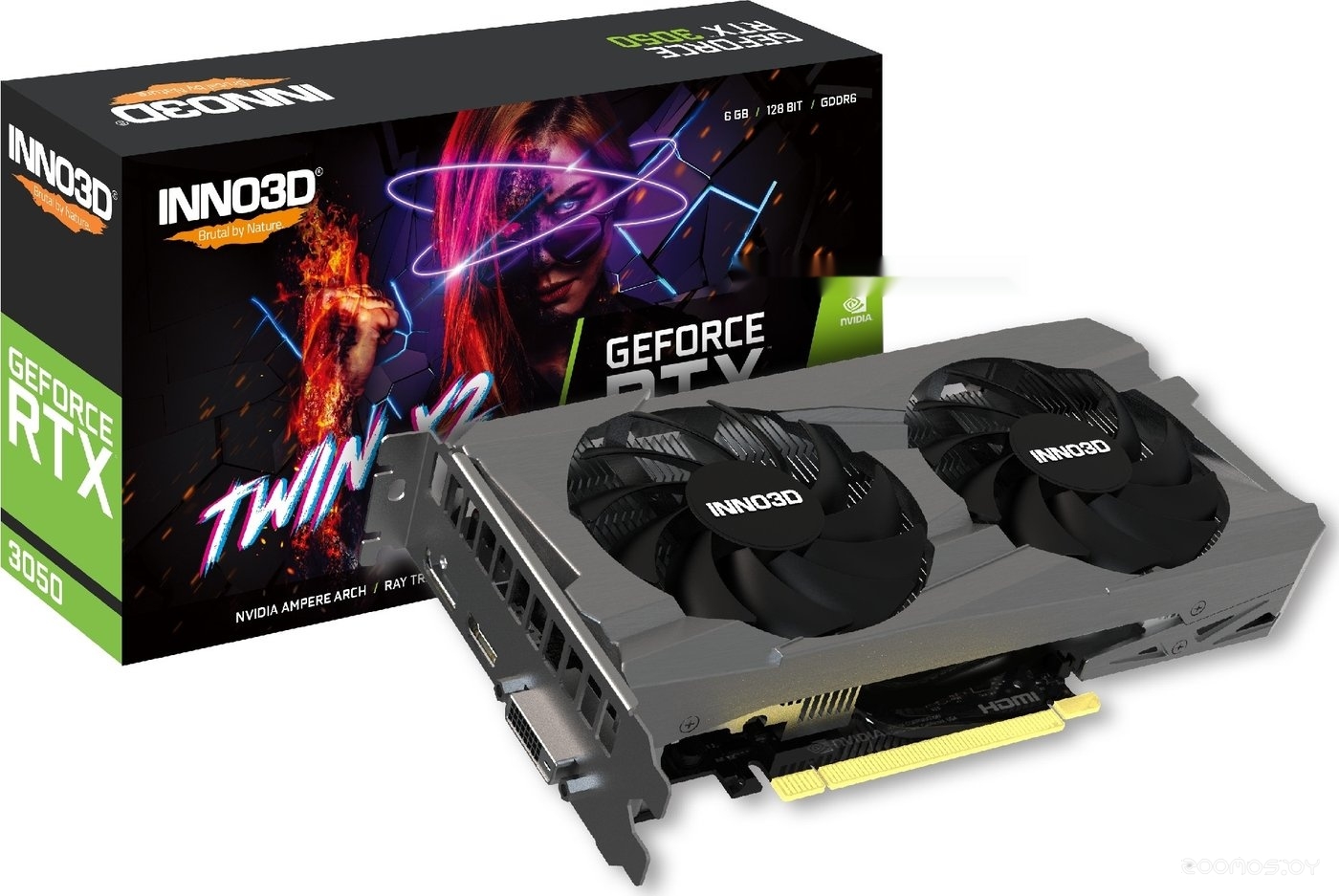 GeForce RTX 3050 Twin X2 6GB N30502-06D6-1711VA60