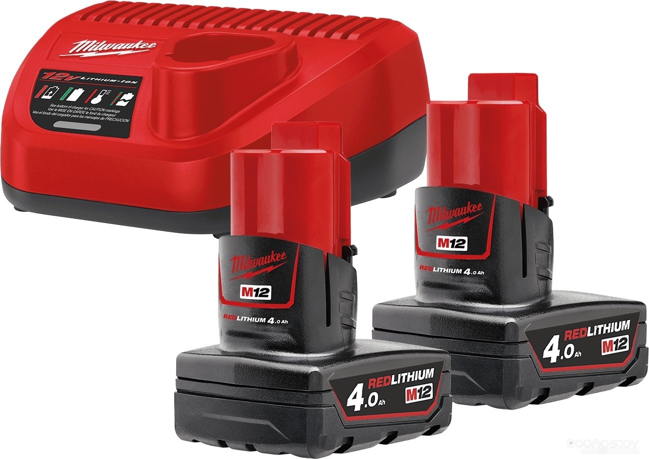 M12 M12NRG-402 4933459211 (2 x 12В/4 Ач + 12В)