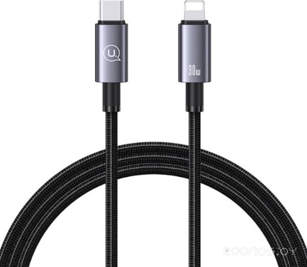US-SJ662 USB Type-C - Lightning (1.2 м, черный)