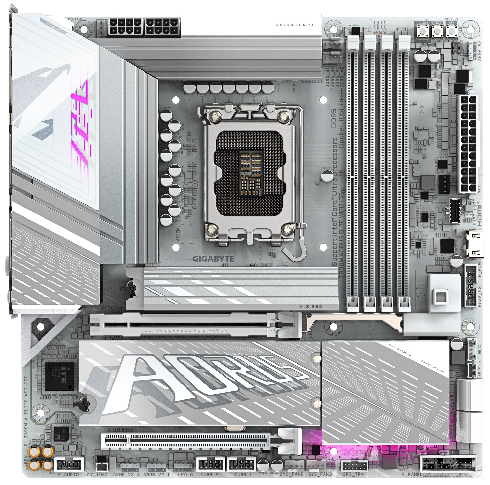 Z890M Aorus Elite WiFi7 Ice