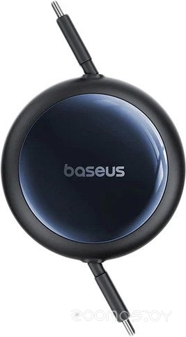 Nomos Retractable Retractable Cable USB Type-C - USB Type-C 100W (1.5 м, черный)