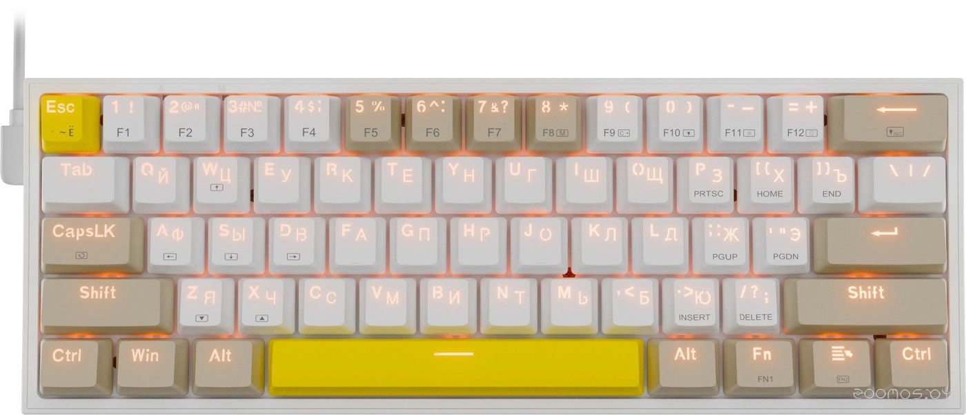 Fizz (Redragon Red, белый/бежевый)