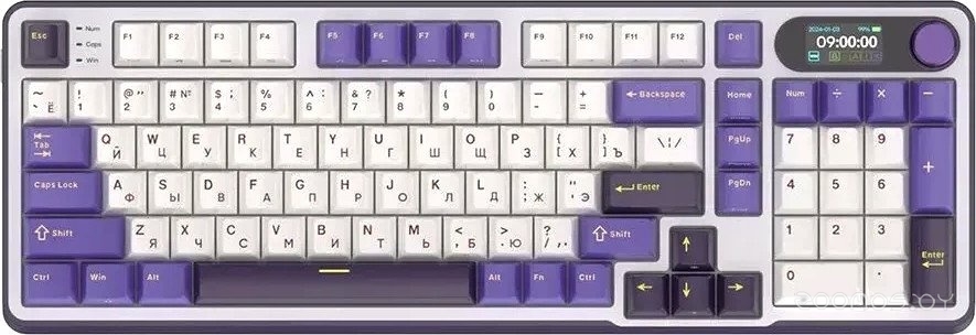 RK-S98 RGB Blackberry (RK Chartreuse)