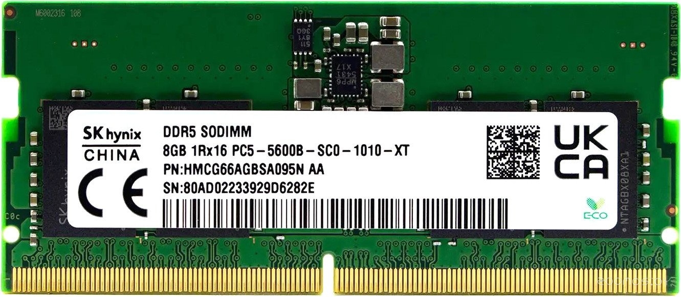 8ГБ DDR5 5600 МГц HMCG66AGBSA095N