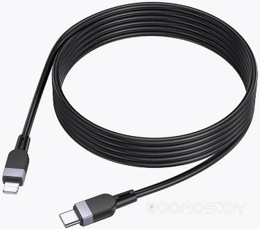X109 USB Type-C - Lightning (2 м, черный)