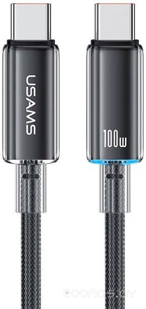 US-SJ660 USB Type-C - USB Type-C (1.2 м, черный)
