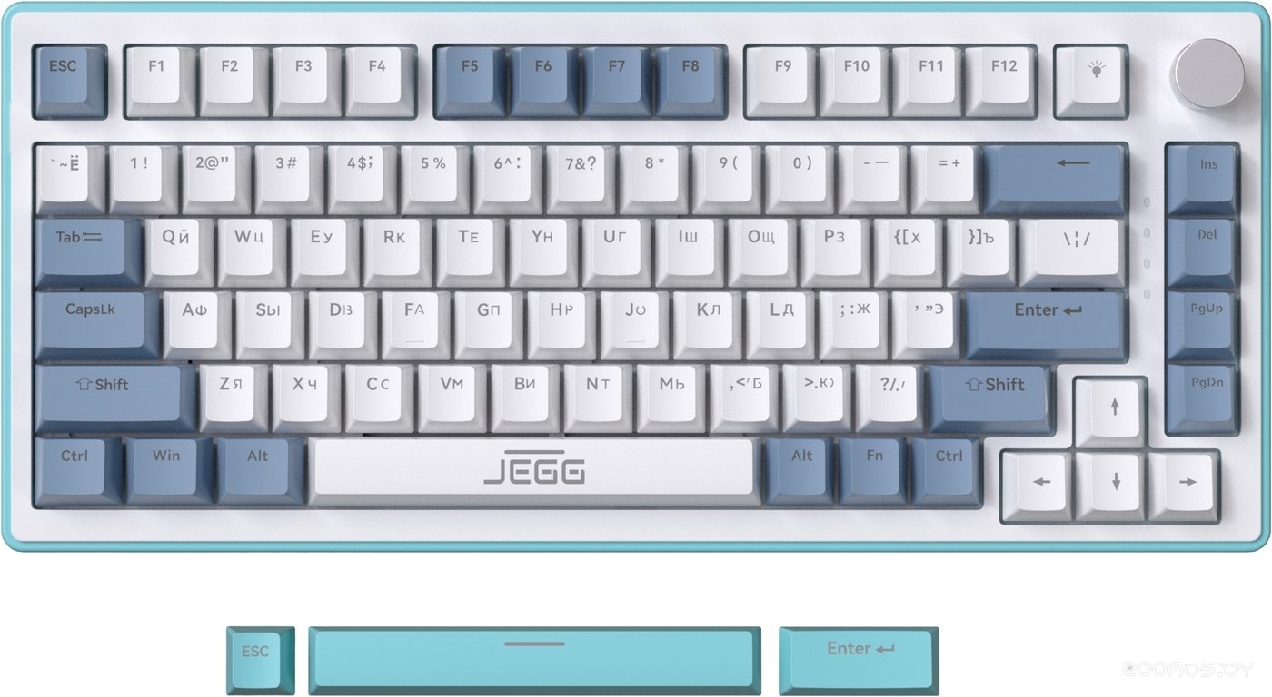 ZA82 White Navy Blue (OUTEMU Orange)