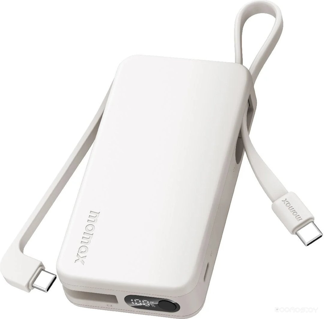 1-Power Vital+ Built-In USB-C IP138 10000mAh (белый)