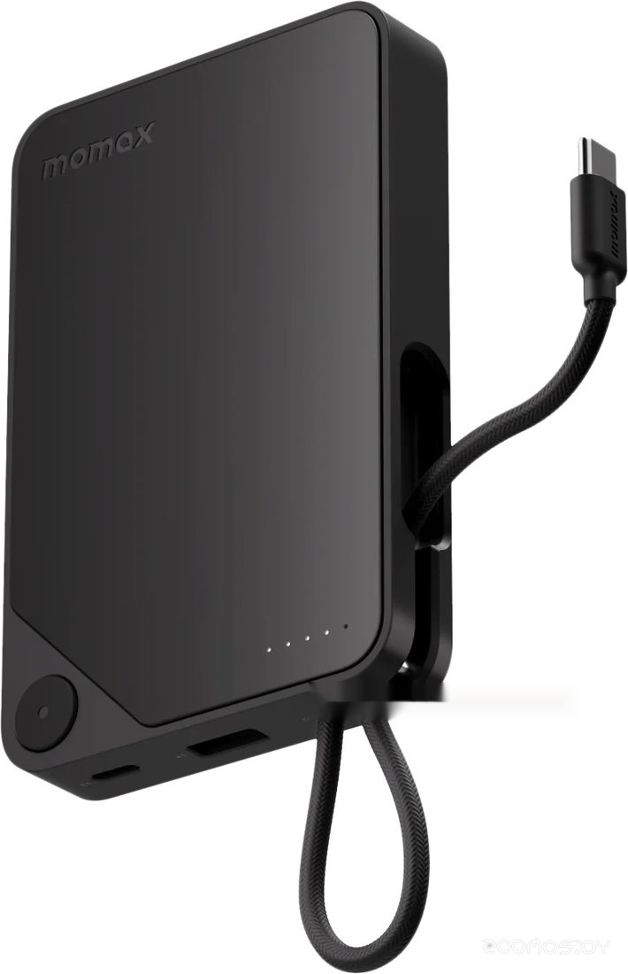 1-Power X Built-in USB-C IP152 10000mAh (черный)