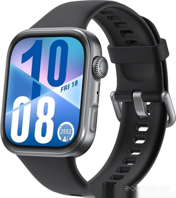 Watch FIT 4 (черный, с черным силиконовым ремешком, международная версия)