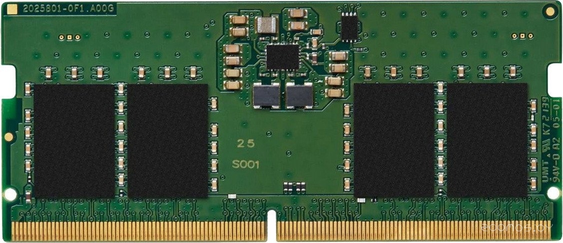 8ГБ DDR5 SODIMM 6400 МГц KVR64V52BS6-8