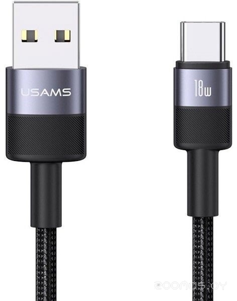 SJ718 USB Type-A - USB Type-C (1.2 м, черный)