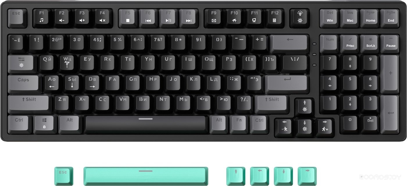 ZA99 Black Grey Green (TNT Yellow)