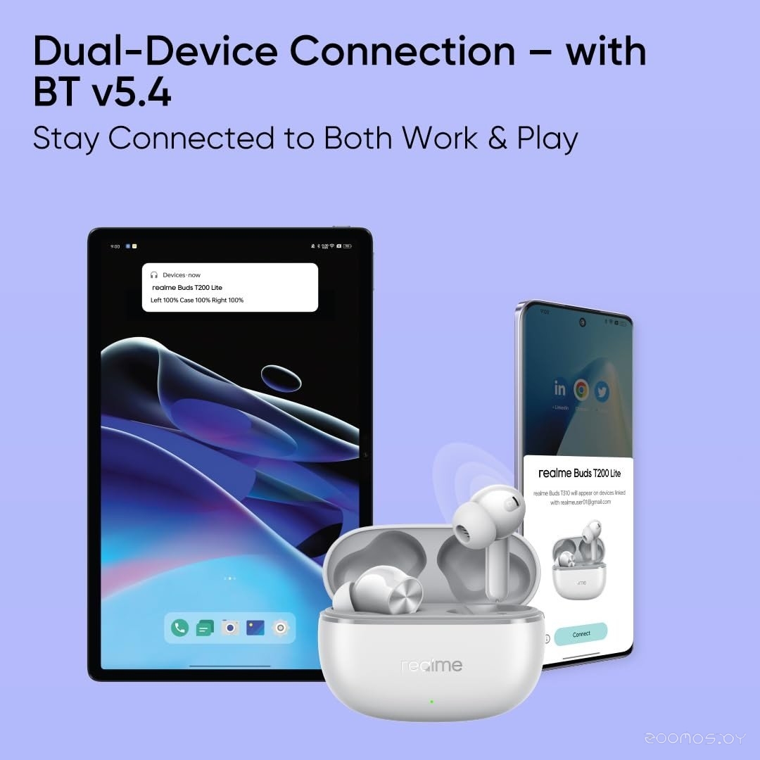 Buds T200 Lite (белый)