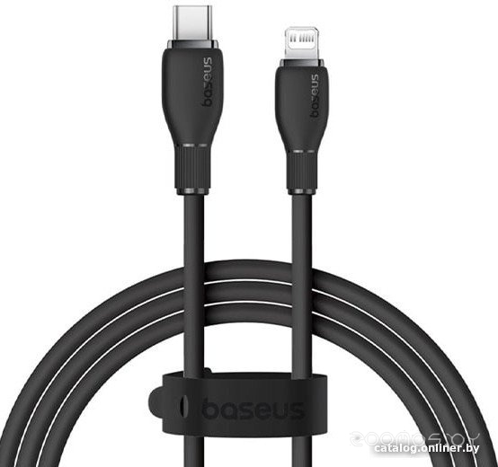 Pudding Series Fast Charging USB Type-C - Lightning (1.2 м, черный)