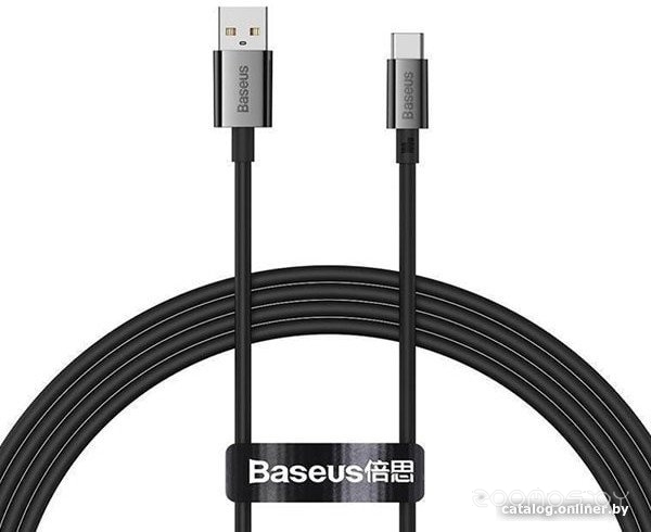 Superior Series Fast Charging USB Type-A - USB Type-C (1 м, черный)