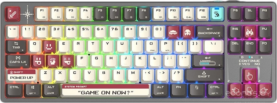 Bloody WS87 Pixels Red (Bloody BLMS Red Plus)