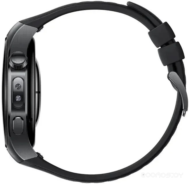 Watch 5 46 мм (черный, с черным силиконовым ремешком, международная версия)
