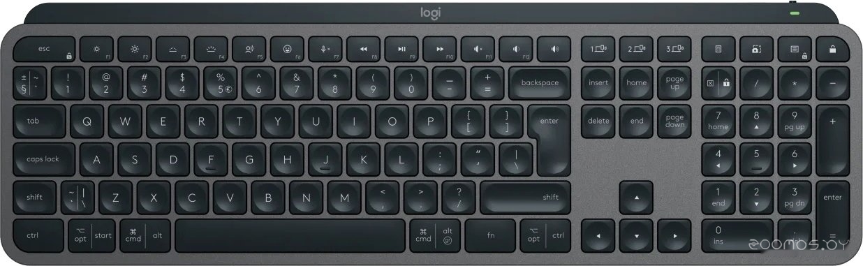 MX Keys S 920-011600 (графитовый, нет кириллицы)