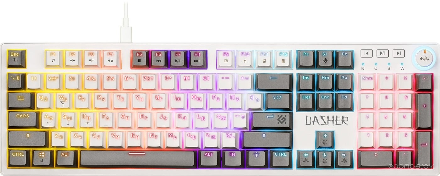 Dasher GK-472 (белый/серый)