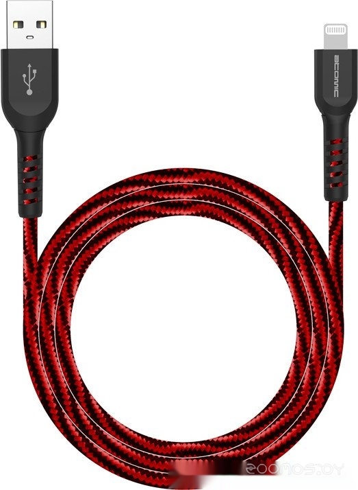 Flexstick Game+ 30.327 USB Type-A - Lightning (1.5 м, черный/красный)