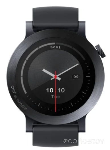 Watch 3 Pro (темно-серый, черный силиконовый ремешок)