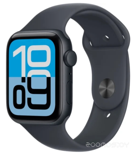 Watch SE 3 44 мм (алюминиевый корпус, полуночный/полуночный, спортивный силиконовый ремешок S/M)