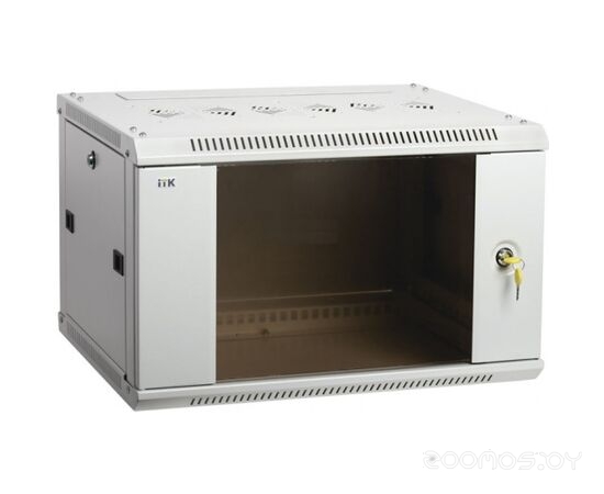 Настенный шкаф ITK LINEA W 6U Ш600xГ450мм Серый, LWR3-06U64-GF
