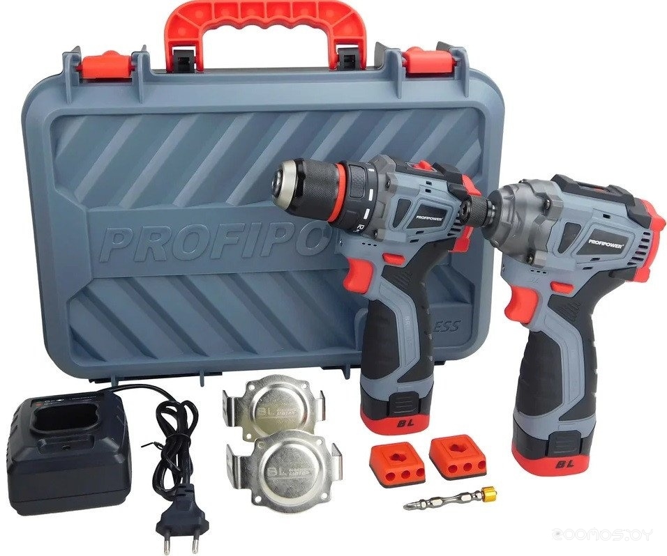 ProfiSet 2A16 E0227 (шуруповерт, винтоверт, 2 АКБ, кейс)