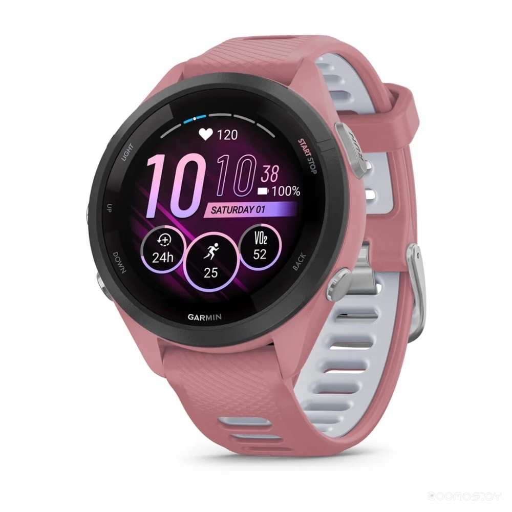 Forerunner 265S (светло-розовый/пудрово-серый)