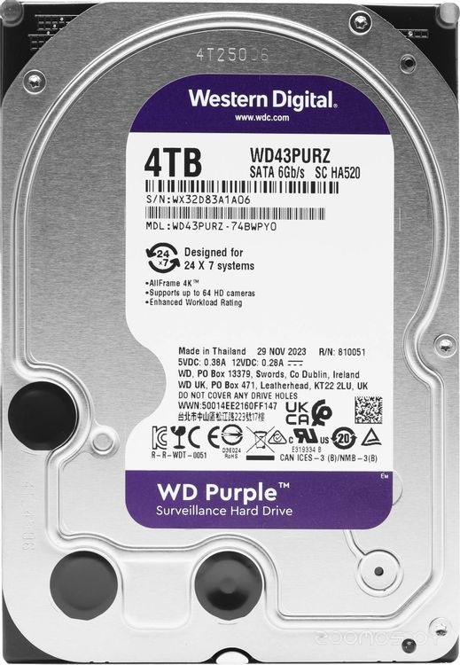 WD44PURZ 4Tb