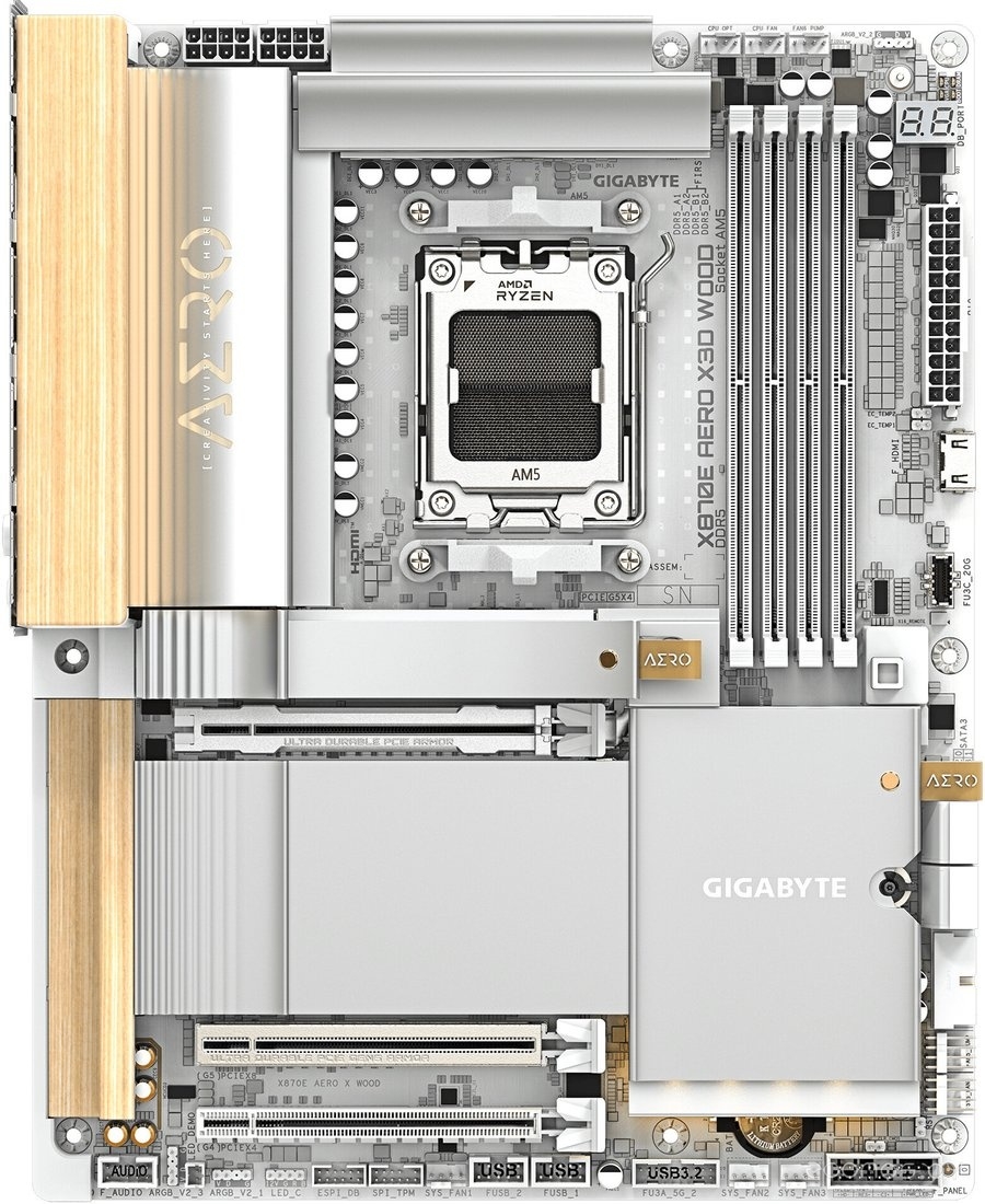 X870E Aero X3D Wood