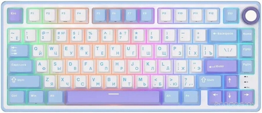 R75 RGB Taro Milk (RK Silver)