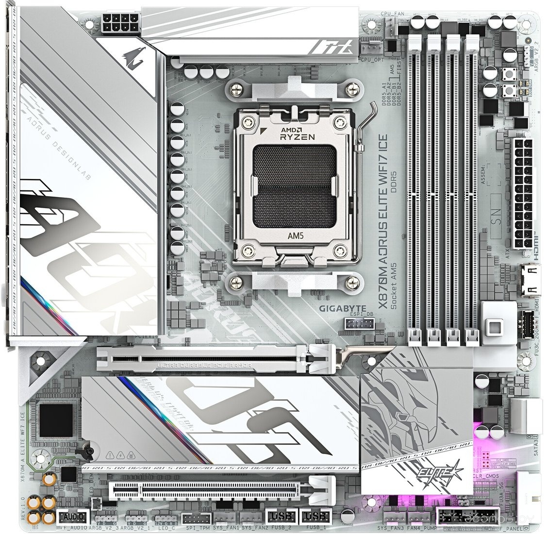 X870M Aorus Elite WiFi7 Ice