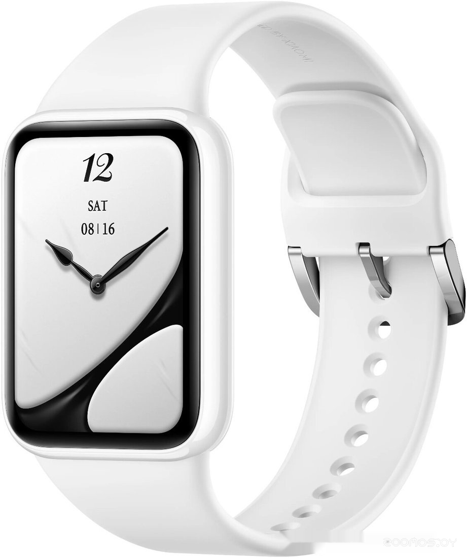 Smart Band 10 Pro M2559B1 (белая керамика, с белым силиконовым ремешком, международная версия)