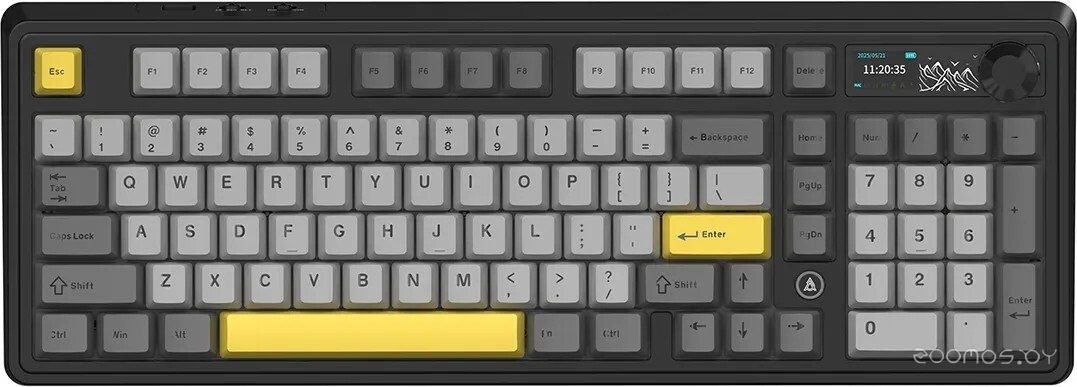 AK980 V2 (черный/серый/желтый, Ajazz Gift)