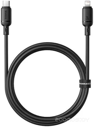 Silky Series Fast Charging Cable USB Type-C - Lightning (1 м, черный)